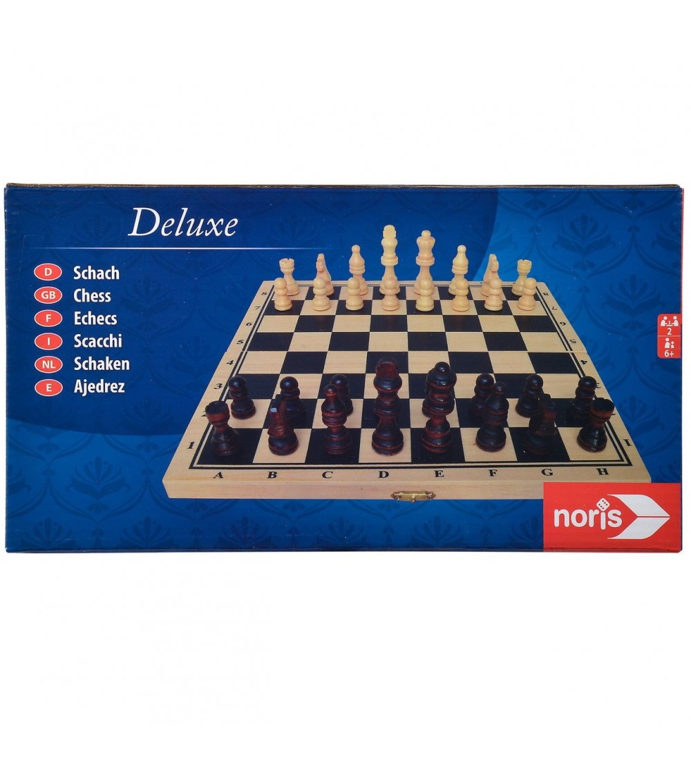 Joc Sah Din Lemn Editie Deluxe - Jocuri de masă