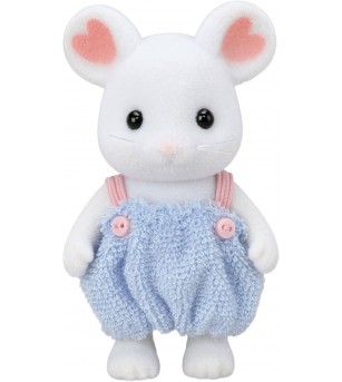 Set Sylvanian Families 5805 - Distracție spumoasă cu frații șoricei Marshmallow - Figurine