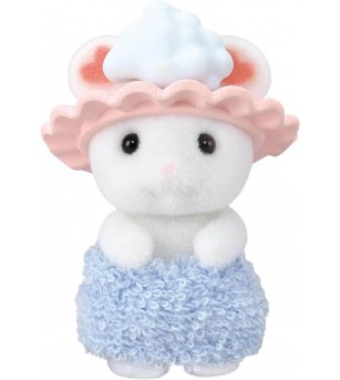 Set Sylvanian Families 5805 - Distracție spumoasă cu frații șoricei Marshmallow - Figurine