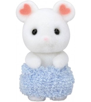 Set Sylvanian Families 5805 - Distracție spumoasă cu frații șoricei Marshmallow - Figurine