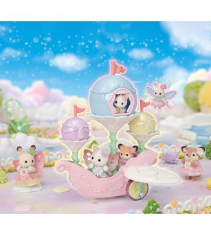Set Sylvanian Families 5827 - Floral Fantasy Skyship - Figurine Set Sylvanian Families 5827 - Floral Fantasy Skyship - Figurine