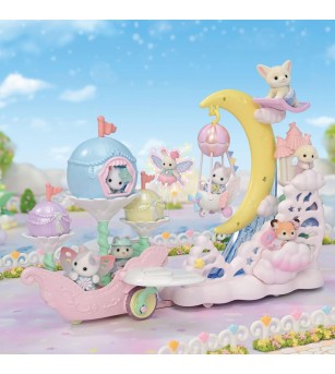 Set Sylvanian Families 5827 - Floral Fantasy Skyship - Figurine Set Sylvanian Families 5827 - Floral Fantasy Skyship - Figurine