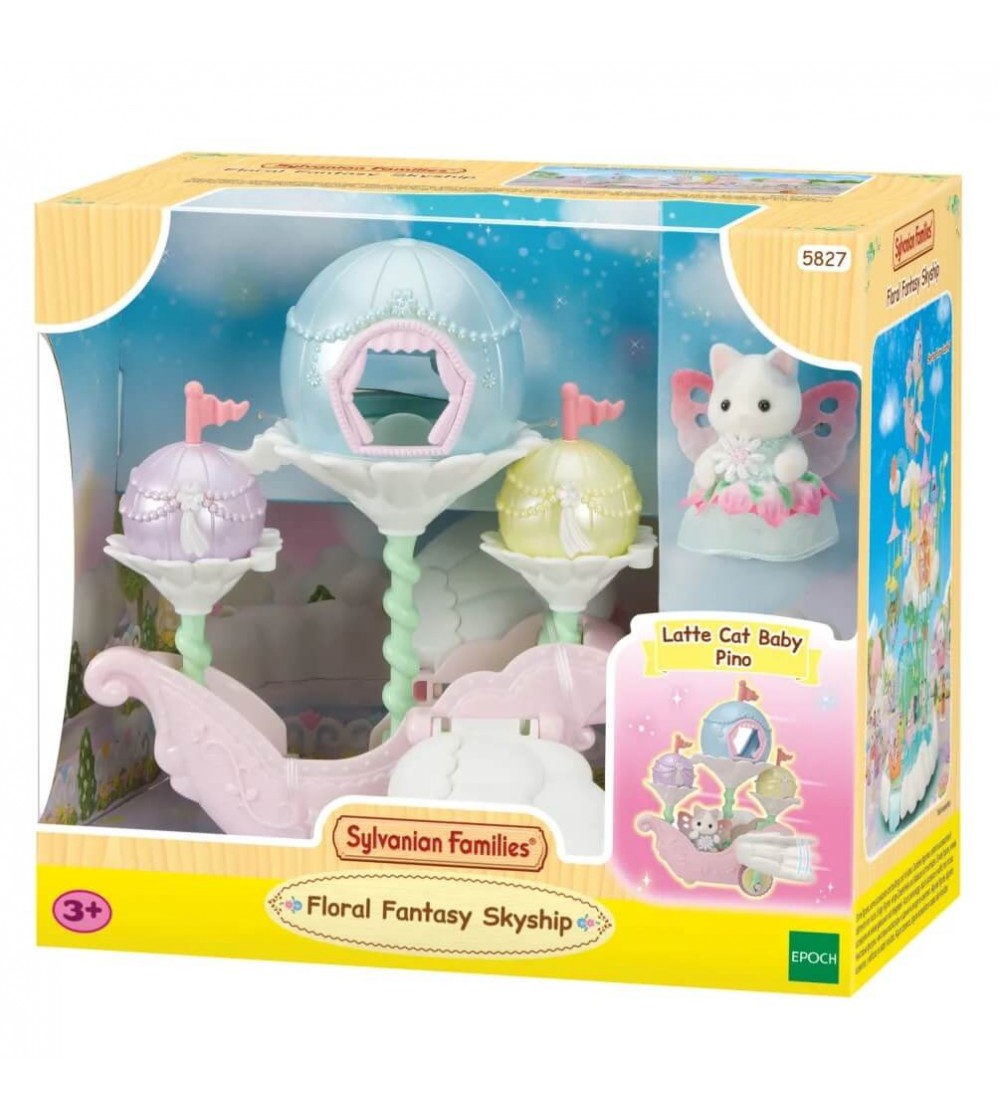 Set Sylvanian Families 5827 - Floral Fantasy Skyship - Figurine Set Sylvanian Families 5827 - Floral Fantasy Skyship - Figurine