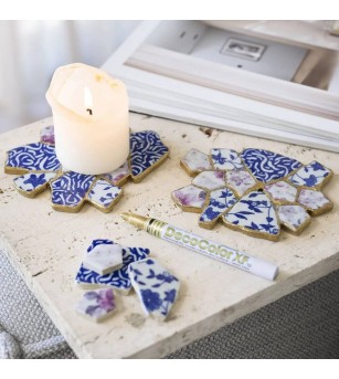 Set creativ Kintsugi - suport pahare - Seturi creative DIY Set creativ Kintsugi - suport pahare - Seturi creative DIY