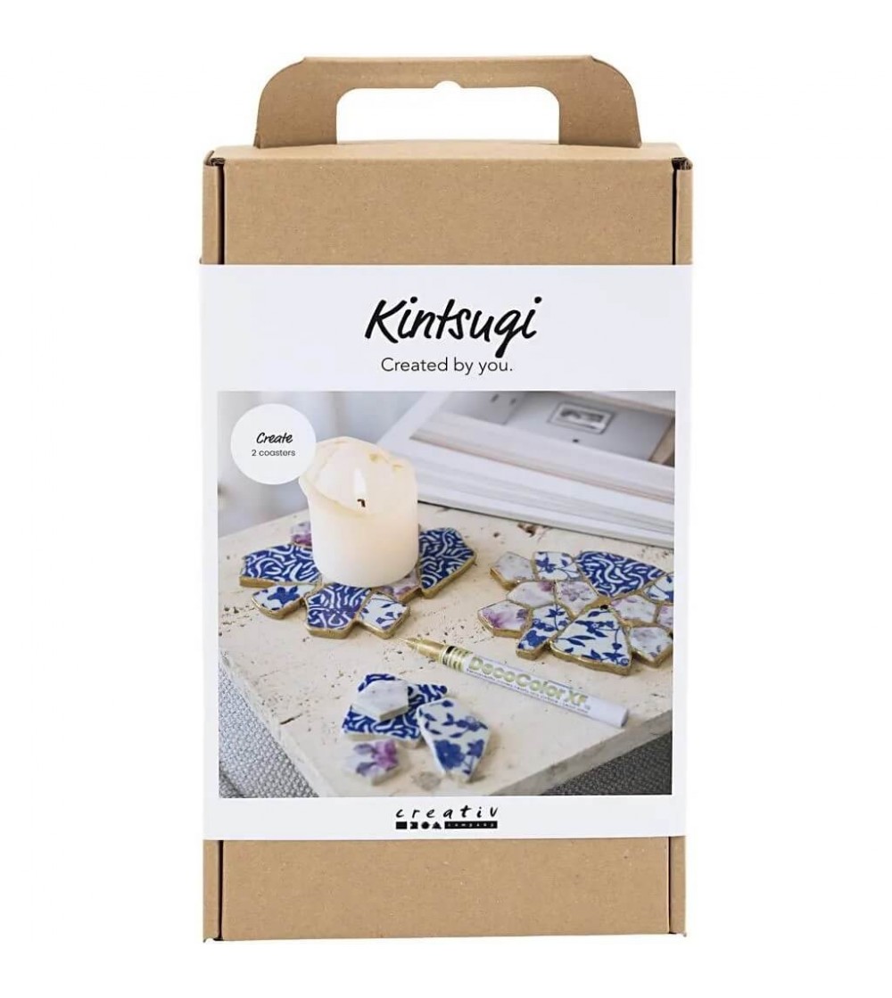 Set creativ Kintsugi - suport pahare - Seturi creative DIY Set creativ Kintsugi - suport pahare - Seturi creative DIY