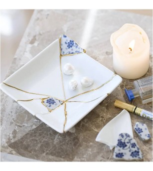 Set creativ Kintsugi - Bol decorativ - Seturi creative DIY Set creativ Kintsugi - Bol decorativ - Seturi creative DIY