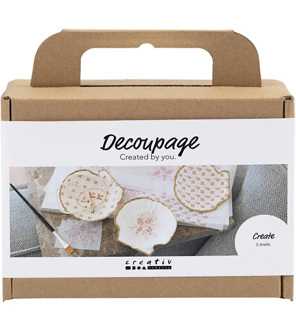 Mini kit creativ Decoupage - Boluri scoici - Art and crafts Mini kit creativ Decoupage - Boluri scoici - Art and crafts