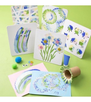 Vopsea acrilica mata, 6 culori mate - Acuarele, guase, acrilice Vopsea acrilica mata, 6 culori mate - Acuarele, guase, acrilice