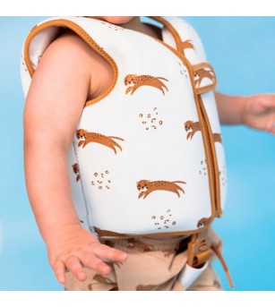 Vestă de înot Brown Leopard, Swim Essentials, 1-2 ani - Vestă înot copii