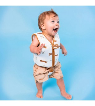 Vestă de înot Brown Leopard, Swim Essentials, 1-2 ani - Vestă înot copii