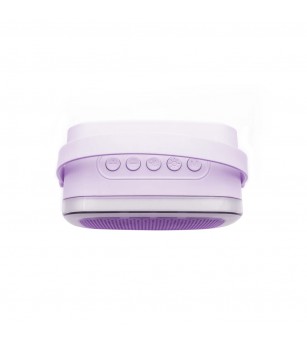 Set Karaoke Lalarma, cu 2 Microafone + boxa cu Bluetooth si lumini, Mov - Top cadouri copii