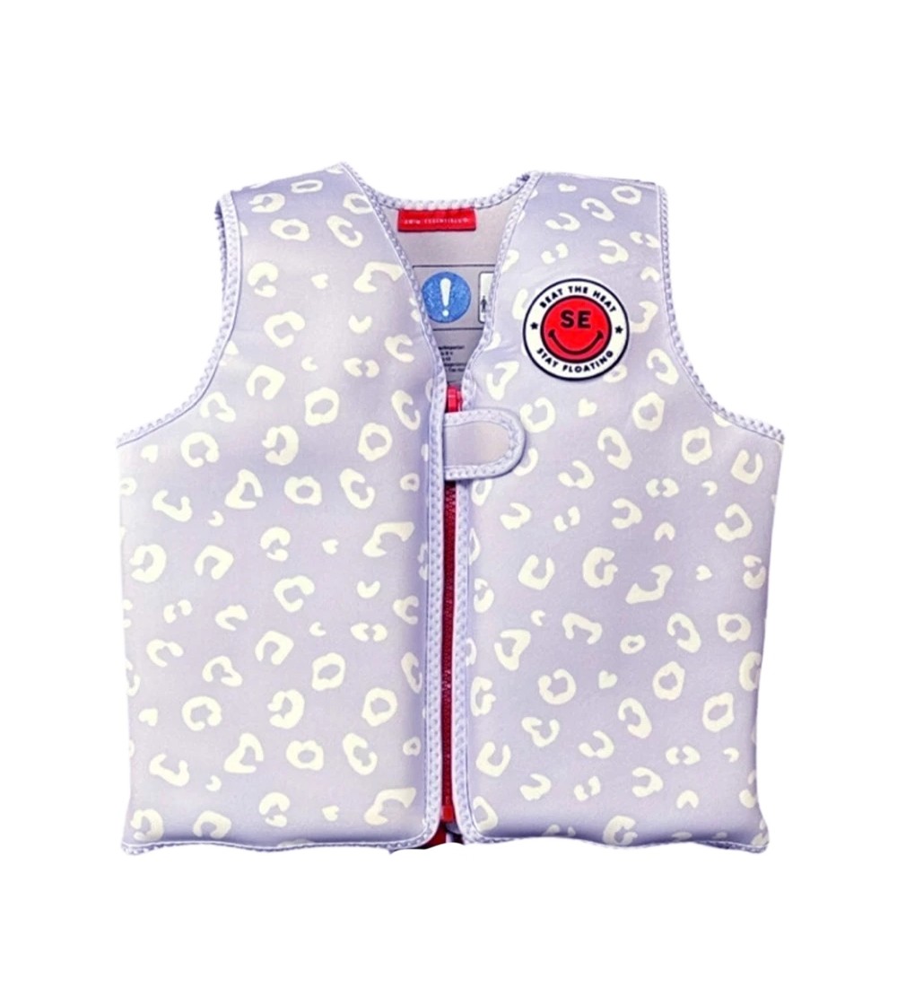 Vestă de înot Lila Leopard, Swim Essentials, 3-5 ani - Vestă înot copii