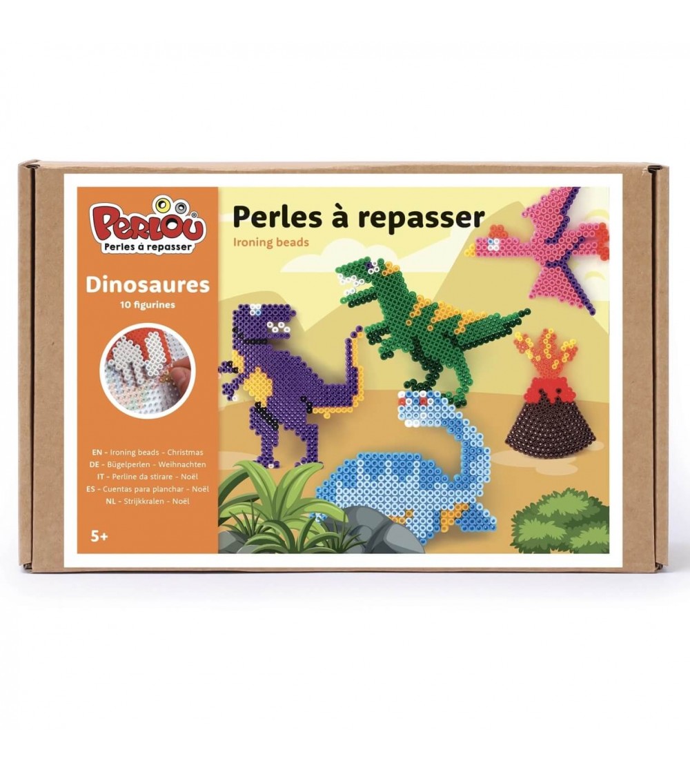 Set Graine Creative mărgele de calcat - Lumea dinozaurilor - Mărgele de călcat Set Graine Creative mărgele de calcat - Lumea dinozaurilor - Mărgele de călcat