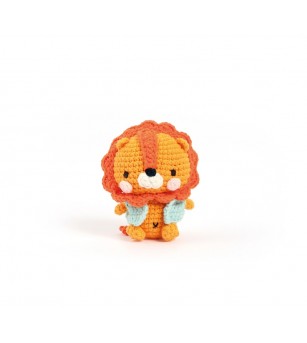 Kit Amigurumi pentru crosetat, Leu 10 cm, Graine Creative - Seturi de cusut pentru copii Kit Amigurumi pentru crosetat, Leu 10 cm, Graine Creative - Seturi de cusut pentru copii