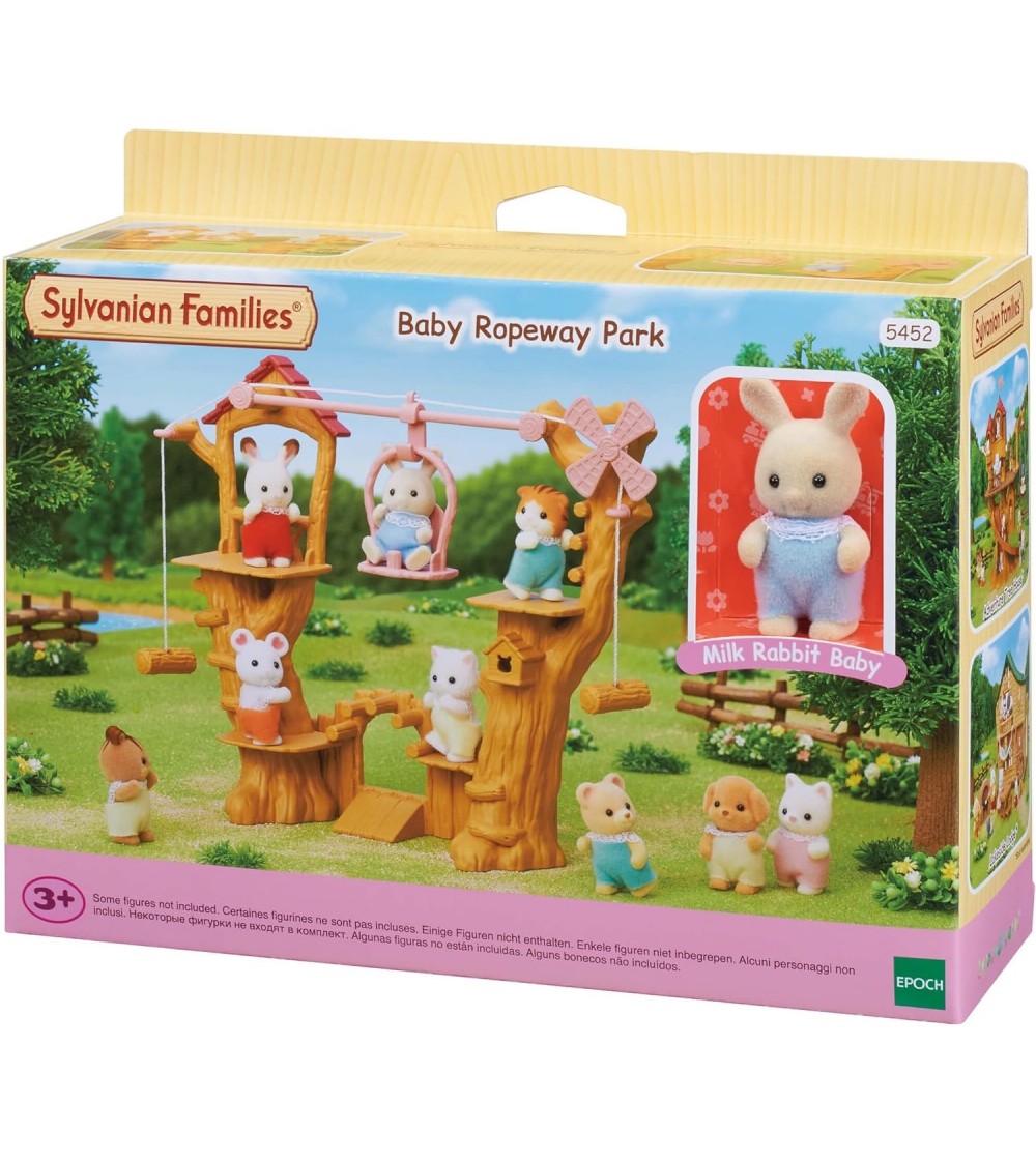 Set Sylvanian Families 5452 - parc de distracție cu teleferic și figurină iepuraș - Figurine Set Sylvanian Families 5452 - parc de distracție cu teleferic și figurină iepuraș - Figurine