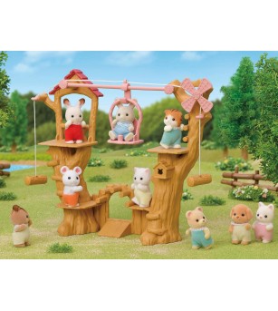 Set Sylvanian Families 5452 - parc de distracție cu teleferic și figurină iepuraș - Figurine Set Sylvanian Families 5452 - parc de distracție cu teleferic și figurină iepuraș - Figurine