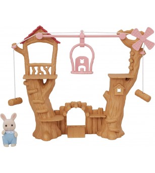 Set Sylvanian Families 5452 - parc de distracție cu teleferic și figurină iepuraș - Figurine Set Sylvanian Families 5452 - parc de distracție cu teleferic și figurină iepuraș - Figurine