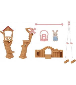 Set Sylvanian Families 5452 - parc de distracție cu teleferic și figurină iepuraș - Figurine Set Sylvanian Families 5452 - parc de distracție cu teleferic și figurină iepuraș - Figurine