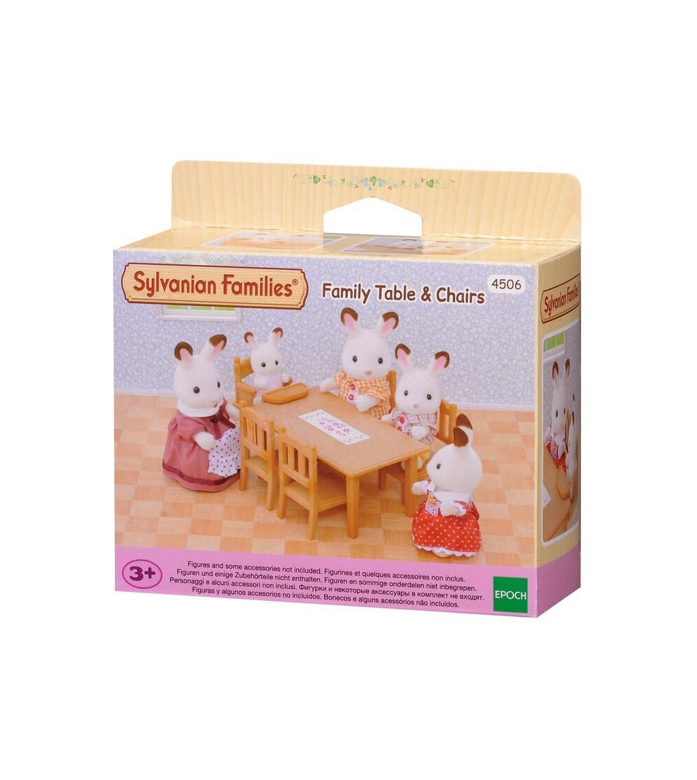 Sylvanian Families 4506 - Set masă și scaune - Figurine Sylvanian Families 4506 - Set masă și scaune - Figurine