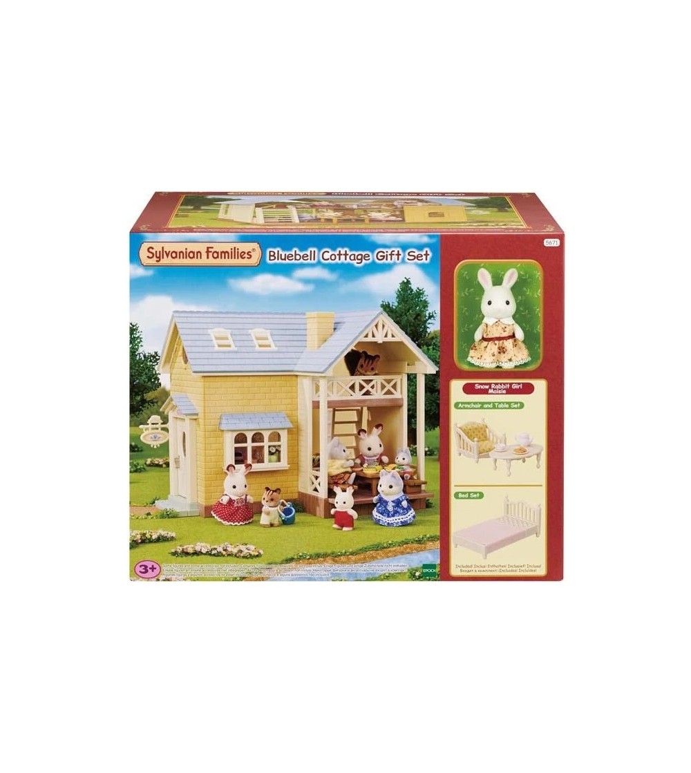 Sylvanian Families 5671 - Casuța Bluebell Cottage și figurină iepuraș - Figurine