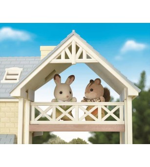 Sylvanian Families 5671 - Casuța Bluebell Cottage și figurină iepuraș - Figurine