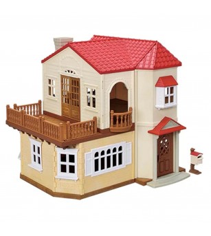 Sylvanian Families 5727 - Căsuța cu acoperiș roșu și cameră secretă în pod - Figurine Sylvanian Families 5727 - Căsuța cu acoperiș roșu și cameră secretă în pod - Figurine