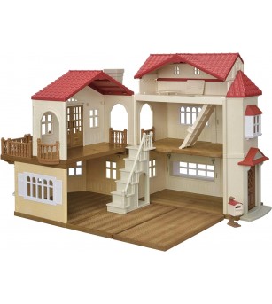 Sylvanian Families 5727 - Căsuța cu acoperiș roșu și cameră secretă în pod - Figurine Sylvanian Families 5727 - Căsuța cu acoperiș roșu și cameră secretă în pod - Figurine