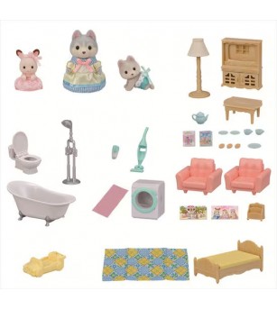 Sylvanian Families 5727 - Căsuța cu acoperiș roșu și cameră secretă în pod - Figurine Sylvanian Families 5727 - Căsuța cu acoperiș roșu și cameră secretă în pod - Figurine