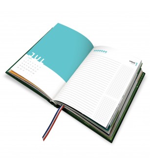 Agenda One Color - 15x21 cm, 80 g/m2, 3 culori disponibile - Rechizite