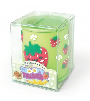 Ascutitoare de creion cu 2 gauri si container cu detalii tridimensionale, 4 modele (12 buc/display) - Rechizite