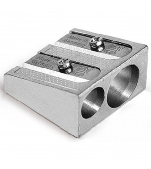 Ascutitoare de creion din metal cu 2 gauri (20 buc/display) - Rechizite