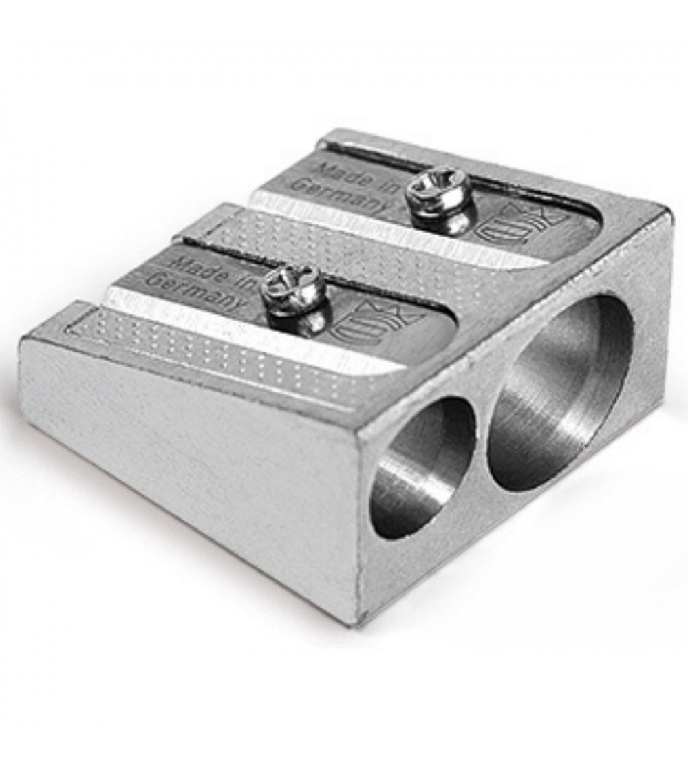 Ascutitoare de creion din metal cu 2 gauri (20 buc/display) - Rechizite