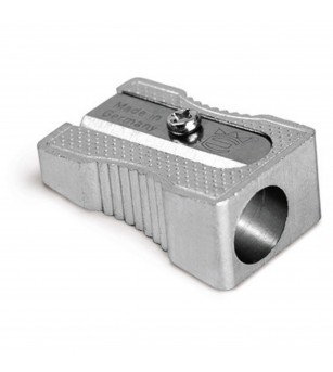Ascutitoare de creion din metal cu o gaura (20 buc/display) - Rechizite