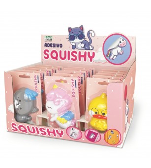 Autocolant Squishy, 3 modele (15 blistere/display) - Rechizite