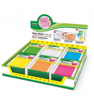 Bloc notes adeziv din plastic transparent - Rechizite Bloc notes adeziv din plastic transparent - Rechizite