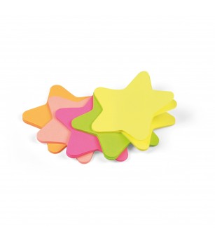 Bloc notes adeziv diverse forme si culori (42 blistere/display) - Rechizite