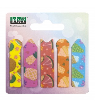 Bloc notes adeziv index, Fantasie, din plastic - Rechizite