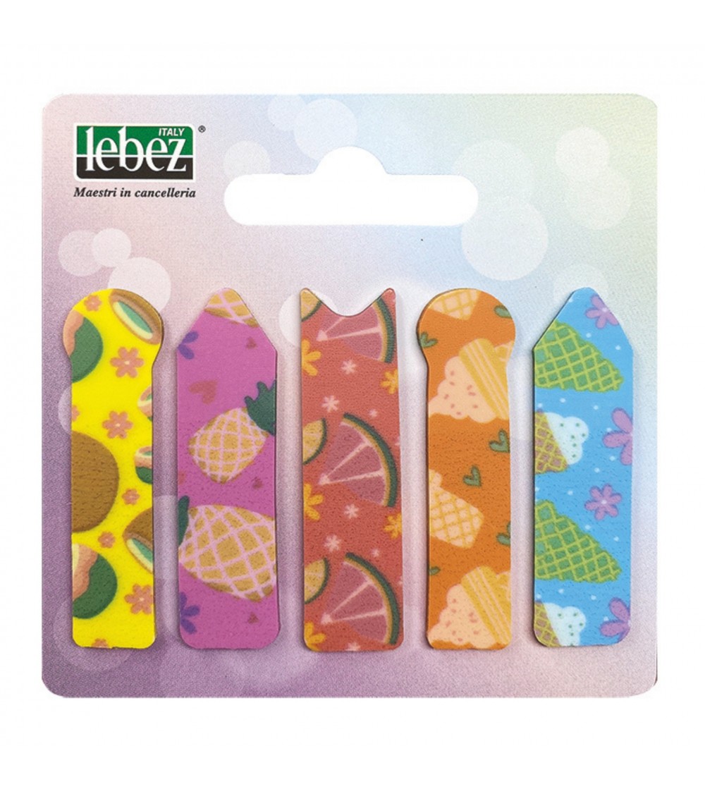 Bloc notes adeziv index, Fantasie, din plastic - Rechizite