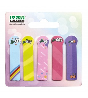 Bloc notes adeziv index, Fantasie, din plastic - Rechizite