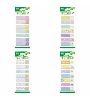 Bloc notes adeziv index, Fantasie, pe hartie (140 buc/blister) - Rechizite Bloc notes adeziv index, Fantasie, pe hartie (140 buc/blister) - Rechizite