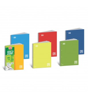 Caiet A4 cu spirala - One Color Zero Impact, 80 g/m2, 80 pag. (Dictando) - Rechizite