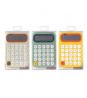 Calculator de birou, 12 Cifre, 11.5 x 16.8 cm, 3 culori disponibile (blister) - Rechizite
