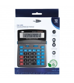 Calculator de birou, 12 Cifre, 12.5 x 16 cm, Niji Digit (blister) - Rechizite