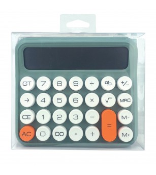 Calculator de birou, 12 Cifre, 15 x 13 cm, 2 culori (blister) - Rechizite