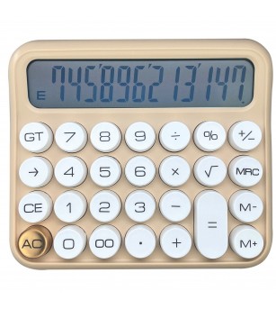 Calculator de birou, 12 Cifre, 15 x 13 cm, 2 culori (blister) - Rechizite