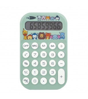 Calculator de buzunar, 8 Cifre, 8 x 12.8 cm, 2 culori disponibile (blister) - Rechizite