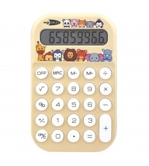 Calculator de buzunar, 8 Cifre, 8 x 12.8 cm, 2 culori disponibile (blister) - Rechizite