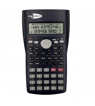 Calculator stiintific, 10+2 Cifre, 8 x 16 cm, maner ergonomic (blister) - Rechizite
