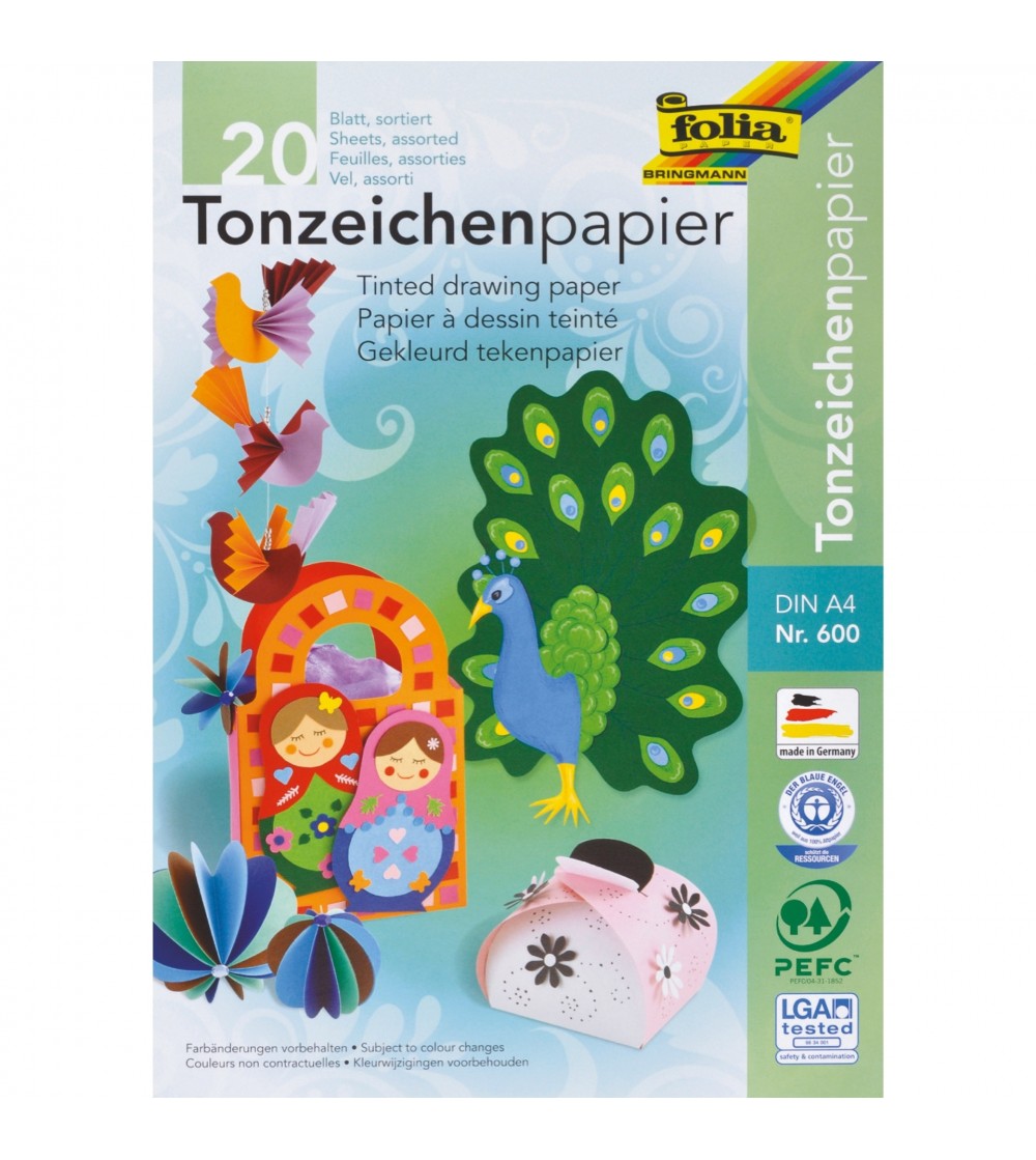 Carton colorat asortat 20 culori, A3, 29.7 x 42 cm, 130 g/m2 - Rechizite