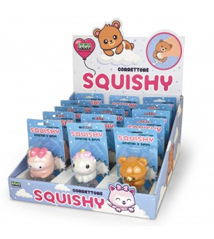 Corector banda Squishy, 3 modele (15 buc/display) - Rechizite